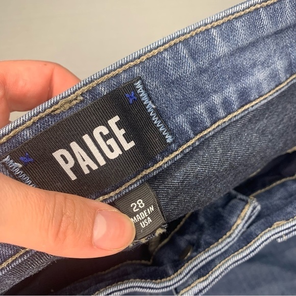 Men's Paige Federal Straight Slim Jeans Size 28 Flaws - Picture 4 of 11